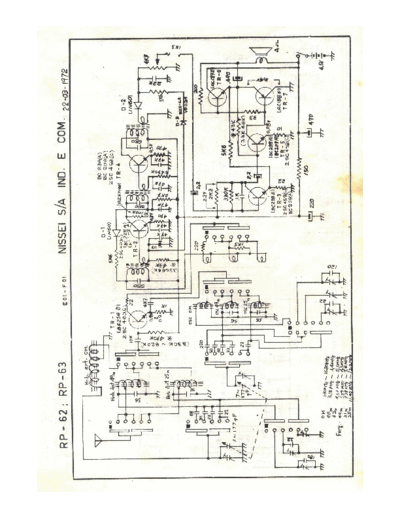 NISSEI Nissei RP 62 RP 63  . Rare and Ancient Equipment NISSEI RP 62 Nissei_RP_62_RP_63.pdf