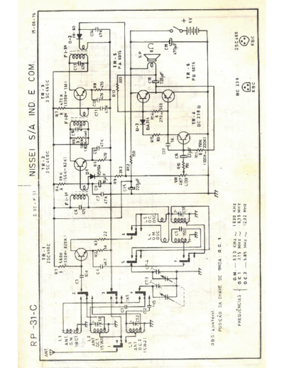 NISSEI NISSEI RP31C  . Rare and Ancient Equipment NISSEI RP31C NISSEI_RP31C.pdf