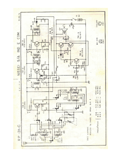 NISSEI RP31C  . Rare and Ancient Equipment NISSEI RP31C RP31C.pdf