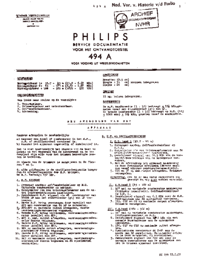 NSF Philips 494A  . Rare and Ancient Equipment NSF Audio Philips_494A.pdf