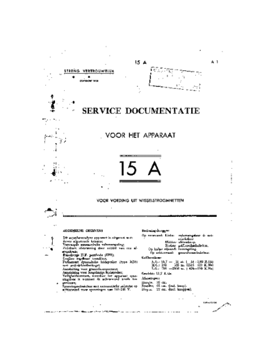 NSF Siera Aristona 15A  . Rare and Ancient Equipment NSF Audio Siera Aristona_15A.pdf