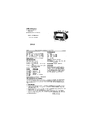 NSF Siera Aristona 244A  . Rare and Ancient Equipment NSF Audio Siera Aristona_244A.pdf