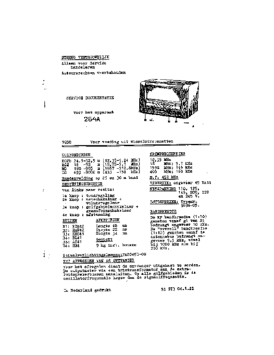 NSF Siera Aristona 264A  . Rare and Ancient Equipment NSF Audio Siera Aristona_264A.pdf