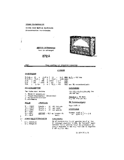 NSF Siera Aristona 272A  . Rare and Ancient Equipment NSF Audio Siera Aristona_272A.pdf