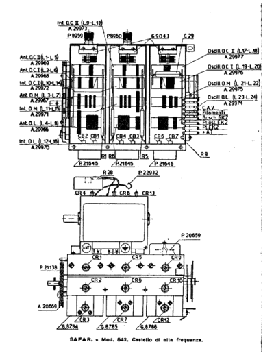 SAFAR 542 RF Unit assembly  . Rare and Ancient Equipment SAFAR Audio SAFAR 542 RF Unit assembly.pdf