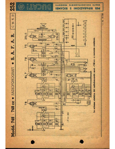 SAFAR SAFAR 748 748CC  . Rare and Ancient Equipment SAFAR Audio SAFAR 748 748CC.pdf