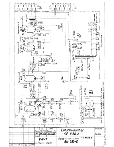 RFT FunkwerkKoelleda SE1350W sch  . Rare and Ancient Equipment RFT Audio FunkwerkKoelleda_SE1350W_sch.pdf