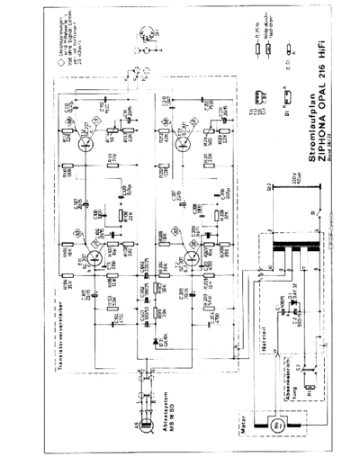 RFT FunkwerkZittau Opal216 sch  . Rare and Ancient Equipment RFT Audio FunkwerkZittau_Opal216_sch.pdf