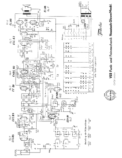 RFT FMNeustadtGlewe Fidelio sch  . Rare and Ancient Equipment RFT Audio FMNeustadtGlewe_Fidelio_sch.pdf