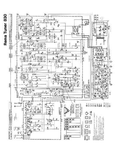 RFT Rema Tuner830 sch  . Rare and Ancient Equipment RFT Audio Rema_Tuner830_sch.pdf