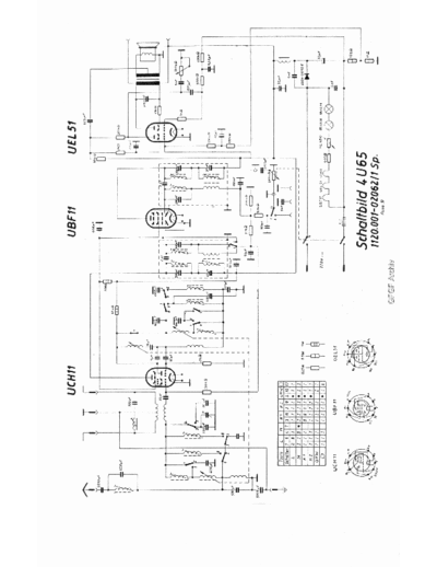 RFT SternRadioRochlitz 4U65 sch  . Rare and Ancient Equipment RFT Audio SternRadioRochlitz_4U65_sch.pdf