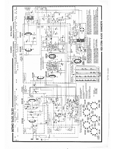 RFT SternRadioSonneberg Intimo5400 sch  . Rare and Ancient Equipment RFT Audio SternRadioSonneberg_Intimo5400 sch.pdf