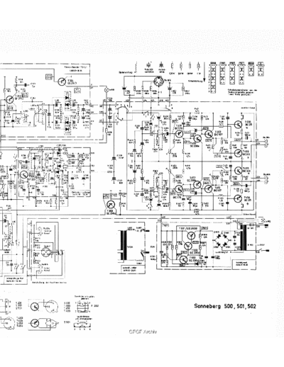 RFT SternRadioSonneberg Sonneberg500501502 sch  . Rare and Ancient Equipment RFT Audio SternRadioSonneberg_Sonneberg500501502_sch.pdf