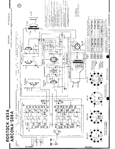 RFT SternRadioSonneberg Rostock493A sch  . Rare and Ancient Equipment RFT Audio SternRadioSonneberg_Rostock493A_sch.pdf