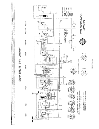 RFT SternRadioSonneberg Weimar6118 sch  . Rare and Ancient Equipment RFT Audio SternRadioSonneberg_Weimar6118_sch.pdf