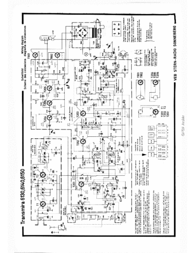 RFT SternRadioSonneberg Transmira613061406150 sch  . Rare and Ancient Equipment RFT Audio SternRadioSonneberg_Transmira613061406150_sch.pdf