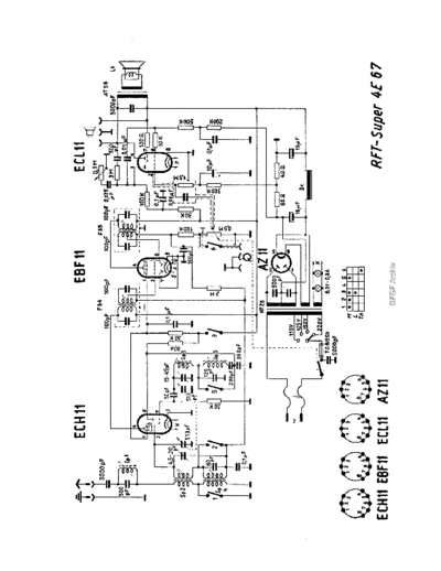 RFT SternRadioStassfurt 4E67 sch  . Rare and Ancient Equipment RFT Audio SternRadioStassfurt_4E67_sch.pdf