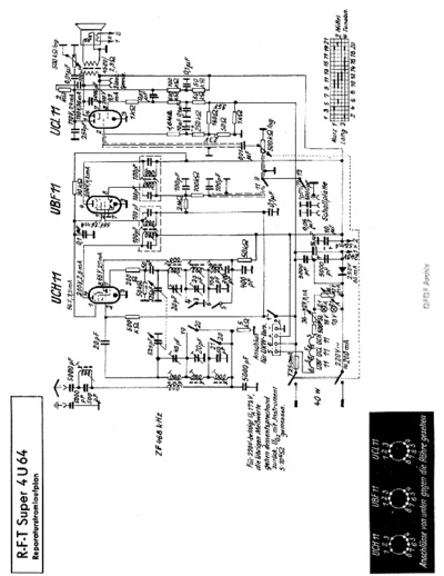 RFT SternRadioStassfurt 4U64 sch  . Rare and Ancient Equipment RFT Audio SternRadioStassfurt_4U64_sch.pdf