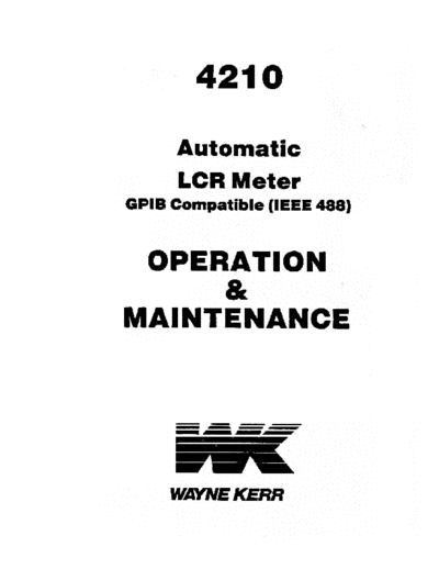 WAYNE-KERR 4210 automatic gpib lrc-meter 1987 sm  . Rare and Ancient Equipment WAYNE-KERR 4210 AUTOMATIC GPIB LRC-METER wayne-kerr_4210_automatic_gpib_lrc-meter_1987_sm.pdf