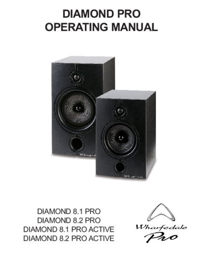 WHARFDALE DS 8 Manual  . Rare and Ancient Equipment WHARFDALE Diamond Pro 8 DS_8_Manual.pdf