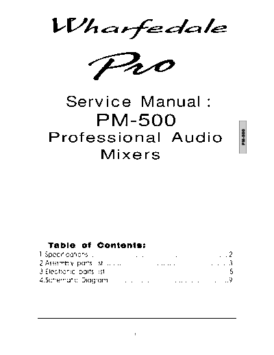 WHARFDALE hfe wharfedale pm500 service en  . Rare and Ancient Equipment WHARFDALE PM500 hfe_wharfedale_pm500_service_en.pdf