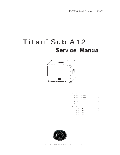 WHARFDALE hfe wharfedale titan sub-a12 service en  . Rare and Ancient Equipment WHARFDALE Titan Sub-A12 hfe_wharfedale_titan_sub-a12_service_en.pdf