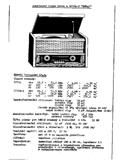 TESLA tesla 1010a 1010a-2 dunaj sm  . Rare and Ancient Equipment TESLA 1010A 1010A-2 tesla_1010a_1010a-2_dunaj_sm.pdf