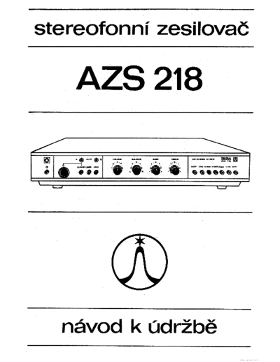 TESLA AZS218 sm cz  . Rare and Ancient Equipment TESLA AZS218 Tesla_AZS218_sm_cz.pdf