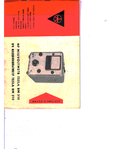 TESLA bm310  . Rare and Ancient Equipment TESLA BM310 bm310.pdf