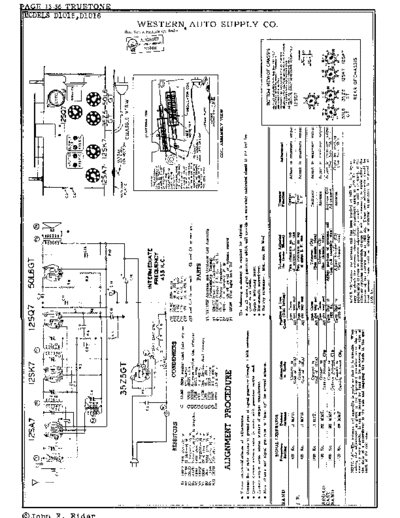 TRUETONE Truetone D1015  . Rare and Ancient Equipment TRUETONE D1015 Truetone_D1015.pdf
