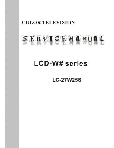 . Various LC-27W25  . Various CHINA TV LCD LC-27W25.pdf