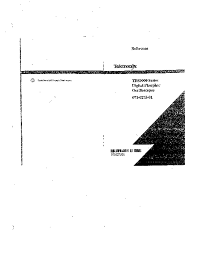 Tektronix TEK TDS 3000 Series Reference  Tektronix TEK TDS 3000 Series Reference.pdf