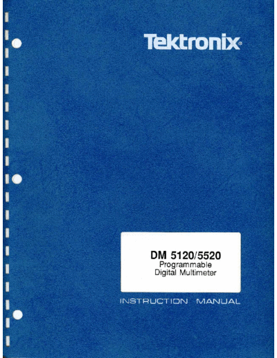 Tektronix TEK DM 5120 252C 5520 Operator  Tektronix TEK DM 5120_252C 5520 Operator.pdf