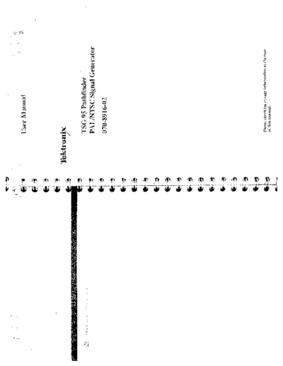 Tektronix TEK TSG 95 User  Tektronix TEK TSG 95 User.pdf