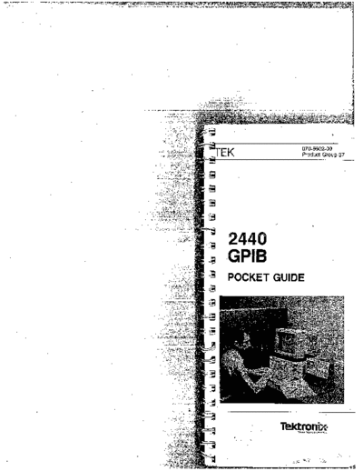 Tektronix TEK 2440 Pocket Guide  Tektronix TEK 2440 Pocket Guide.pdf