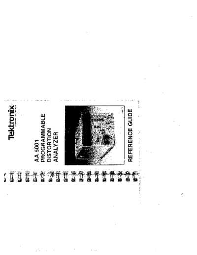 Tektronix TEK AA 5001 Reference  Tektronix TEK AA 5001 Reference.pdf