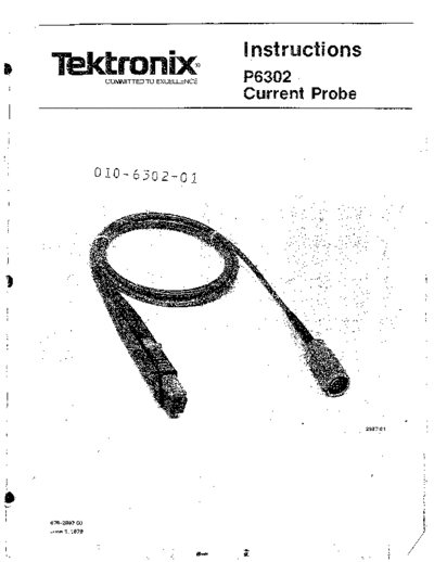 Tektronix TEK P6302 Instruction  Tektronix TEK P6302 Instruction.pdf