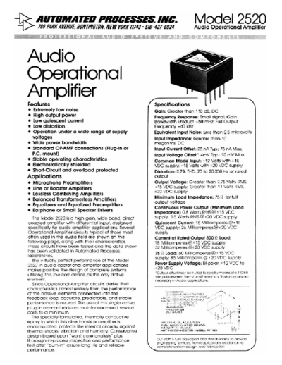 . Various API 2520 info  . Various SM scena API API_2520_info.pdf