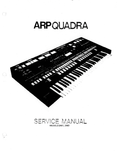 . Various ARP Quadra Service Manual  . Various SM scena ARP ARP Quadra Service Manual.pdf