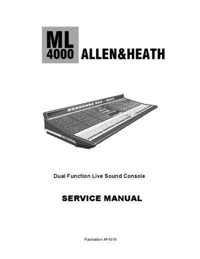 . Various ML4000+Service+Manual  . Various SM scena Allen ML4000+Service+Manual.pdf