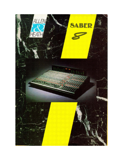 . Various Saber+8+brochure  . Various SM scena Allen Saber+8+brochure.pdf