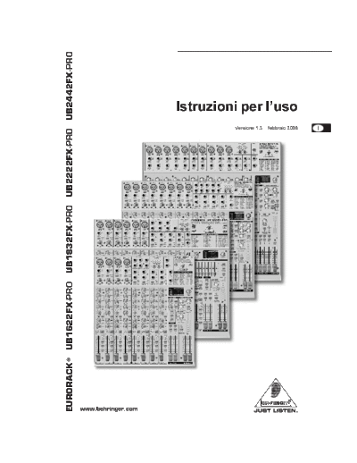 . Various behringer ub2442fx-pro  . Various SM scena Behringer behringer_ub2442fx-pro.pdf