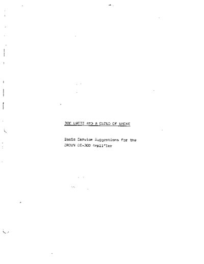. Various dc300-sm  . Various SM scena Crown dc300-sm.pdf