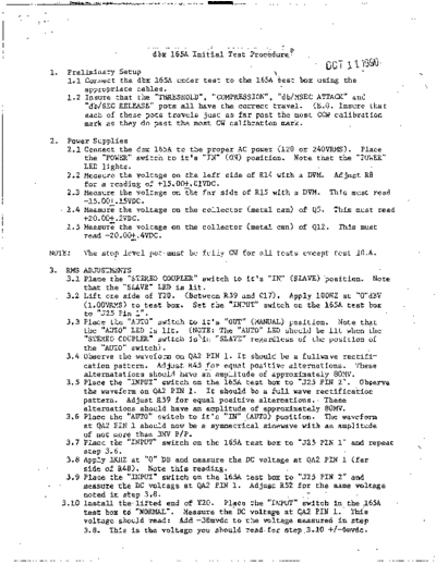 . Various 165A Calibration Procedure  . Various SM scena DBX 165A Calibration Procedure.pdf