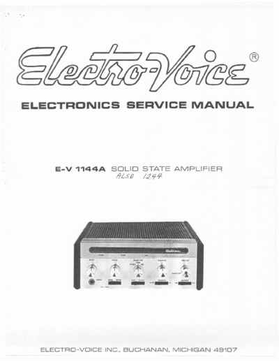 . Various ElectroVoice-EV1144A amp  . Various SM scena ElectroVoice ElectroVoice-EV1144A amp.pdf