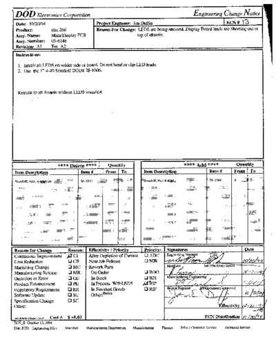 . Various 266A Parts List  . Various SM scena DBX 266A Parts List.pdf