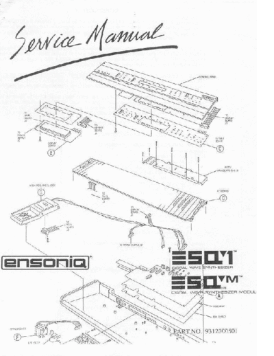 . Various esq-1 esq-m service manual  . Various SM scena Ensoniq esq-1_esq-m_service_manual.pdf