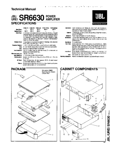 . Various Jbl-SR6630 pwramp  . Various SM scena JBL Jbl-SR6630 pwramp.pdf