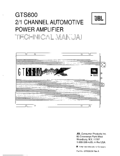 . Various JBL GTS600  . Various SM scena JBL JBL_GTS600.pdf