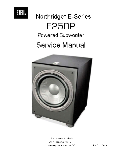 . Various Jbl-E250P actsub  . Various SM scena JBL Jbl-E250P actsub.pdf